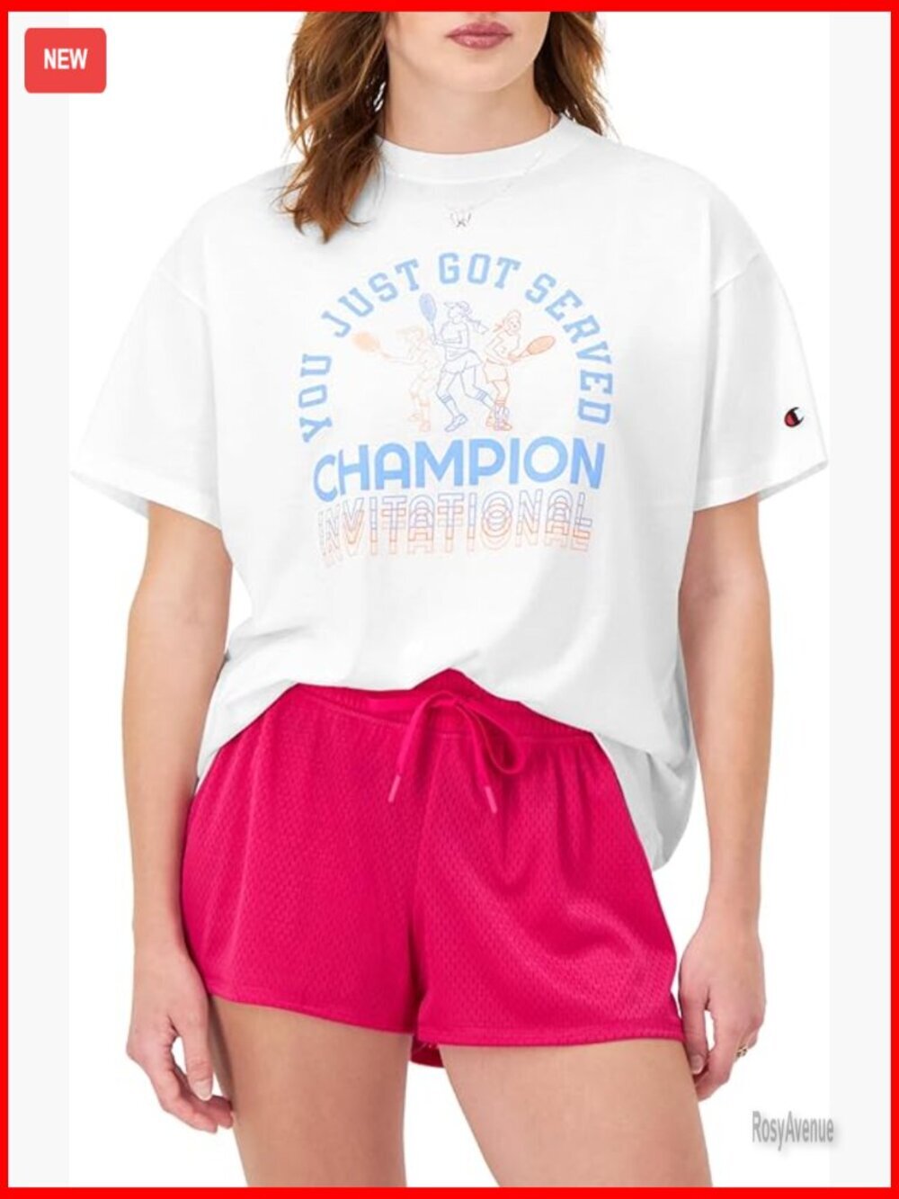 Oversized Cotton Blend T-Shirt, Loose Fit, Short Sleeve Crew Neck Tee